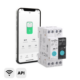TO-Q-SY1-JWT/WT Tuya Wi-Fi DIN-Schienen Smart-Relais-Schalter | 1P+N AC 90-240V 6-63A | mit Fernbedienung, Stromverbrauchsmonitor, Timer, Sprachsteuerung Tuya/Smart Life APP TONGOU
